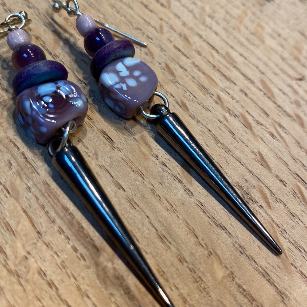 💝Plunging-Spears Earrings - Picture 3 of 9